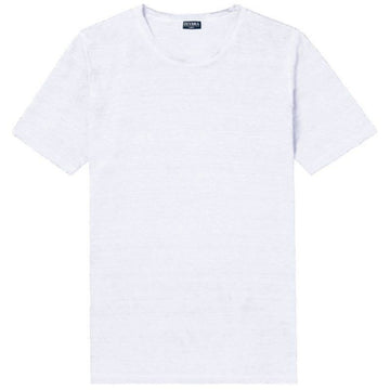 camiseta manga corta lino