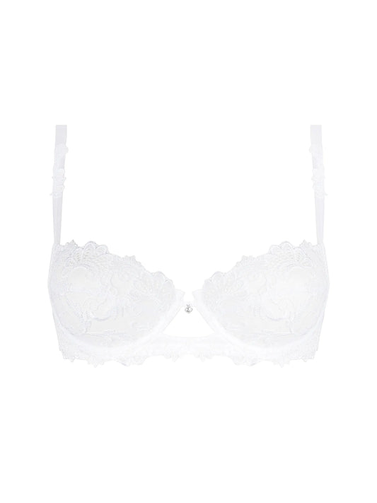 Sujetador balconette Dressing Floral blanco