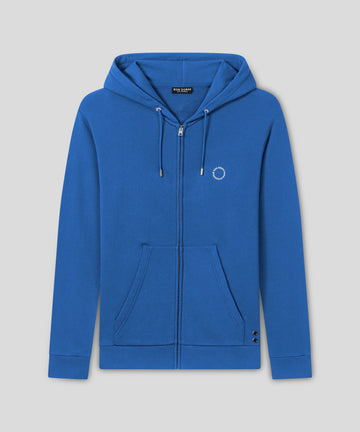 Sudadera con cremallera Eyelet fiord blue