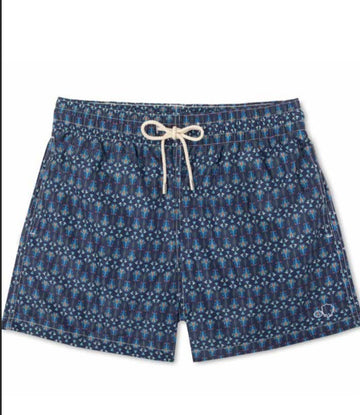 Classic swim shorts blue lotus