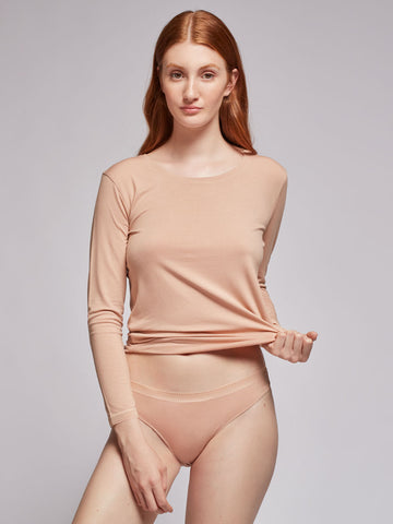 Camiseta modal m/l nude