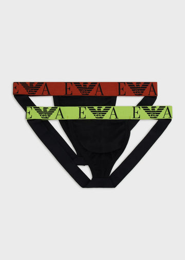 Pack 2 Jockstrap Algodón E&A Negro Cobre  / Lima