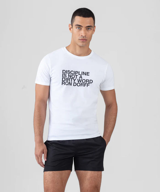 Camiseta Discipline blanco