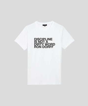 Camiseta Discipline blanco