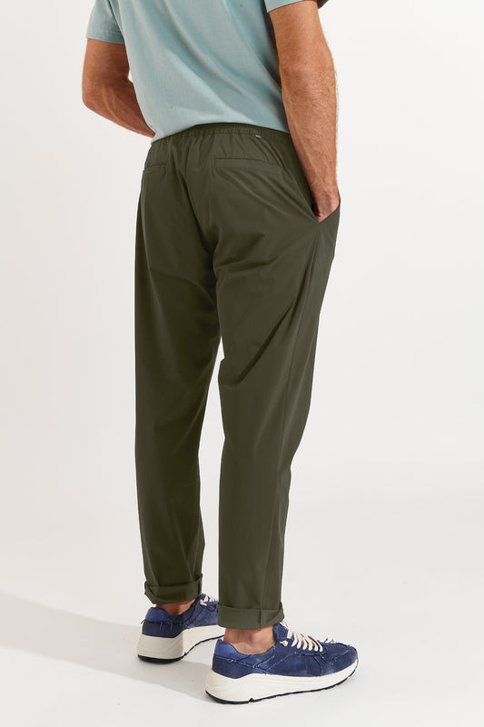 Pantalón largo jogger kaki