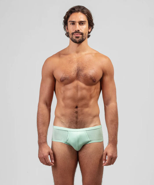 Slip Y-Front verde pistacho