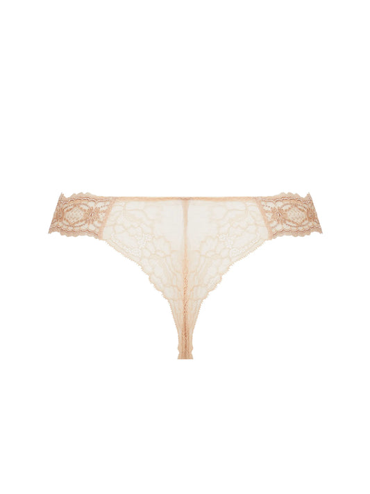 Tanga Sublime en Dentelle nude sublime