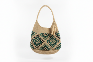 Bolso playa Azteca emeraude