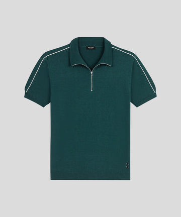 Polo piqué/algodón verde