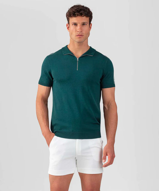 Polo piqué/algodón verde