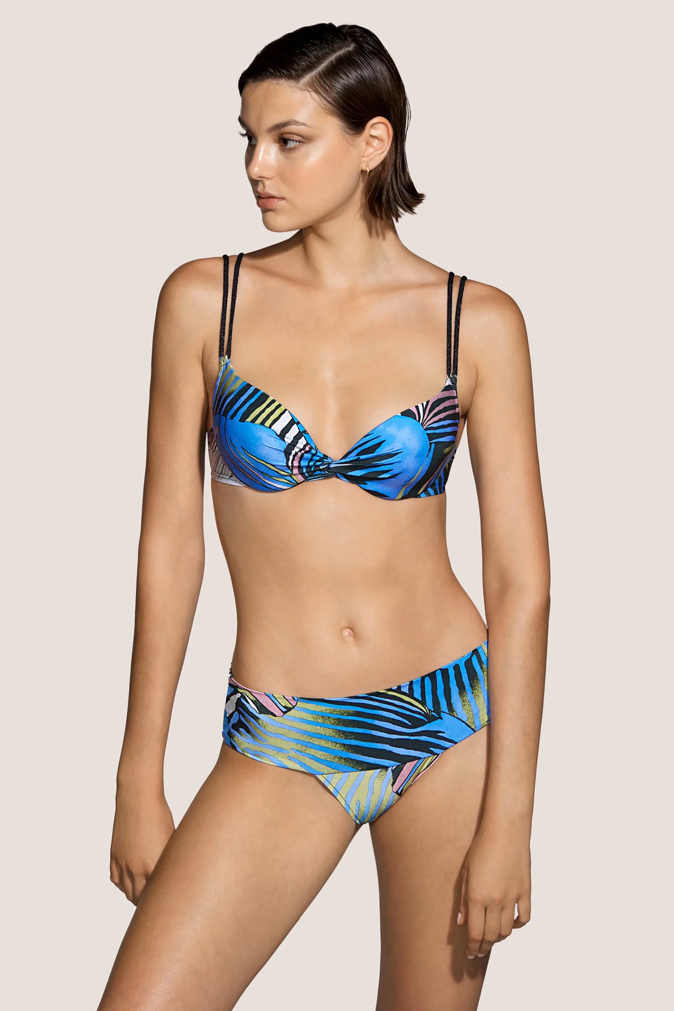 Bikini set Mahony cup blue