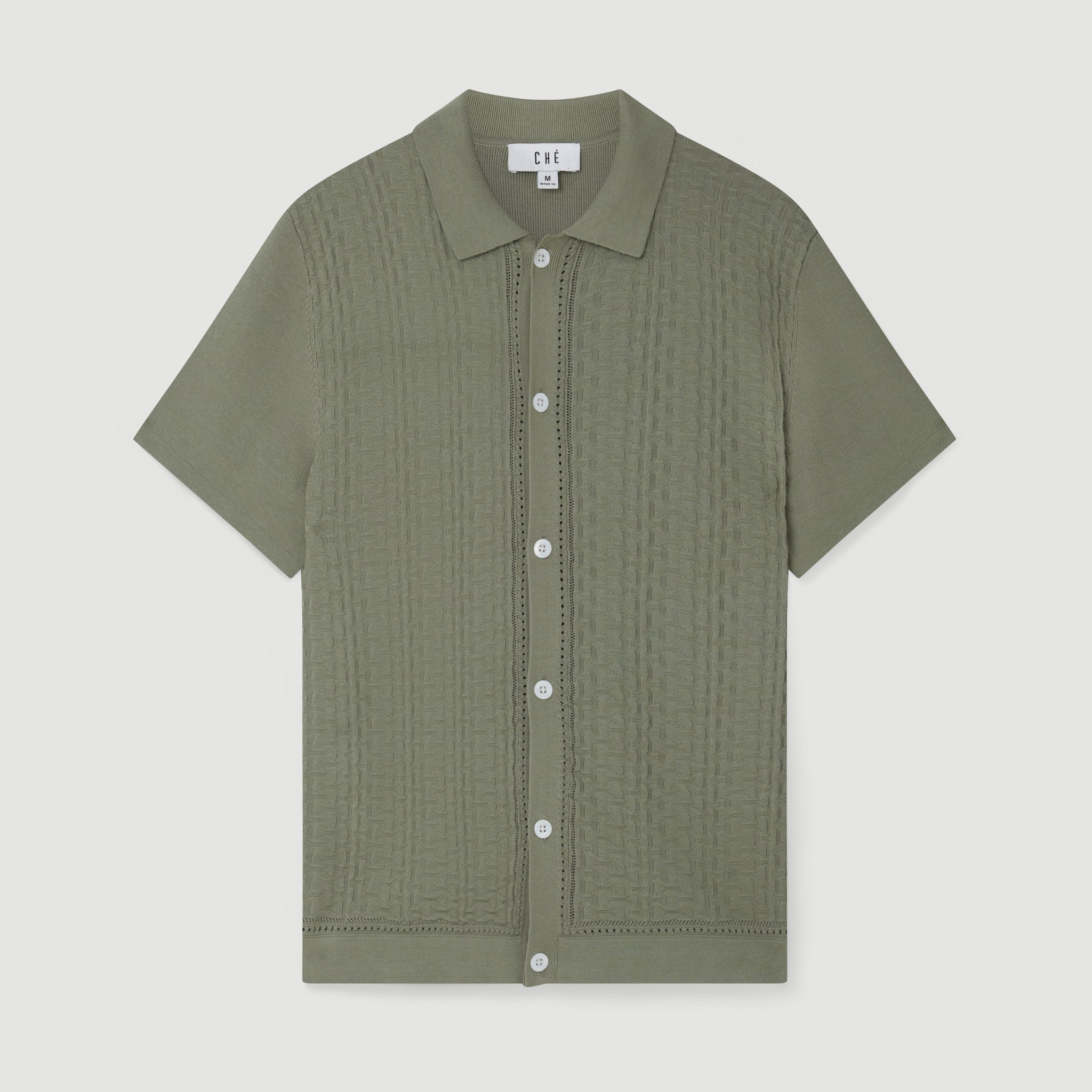 Polo knitted sage salvia