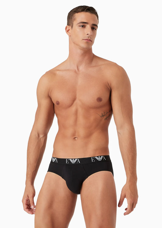 Pack 3 slip brief negro