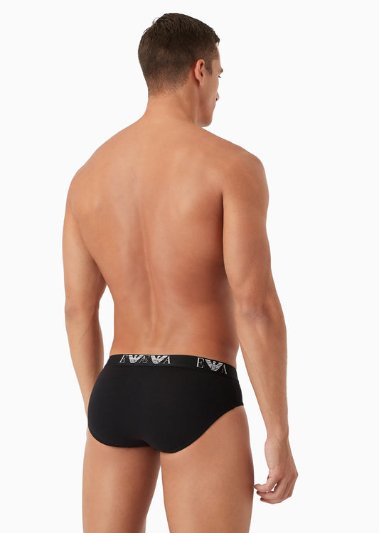 Pack 3 slip brief negro