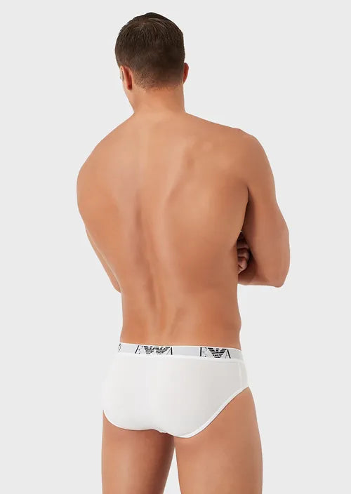 Pack 3 slip brief blanco