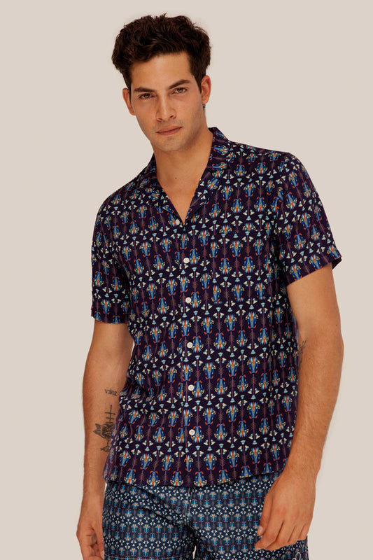 Camisa blue lotus