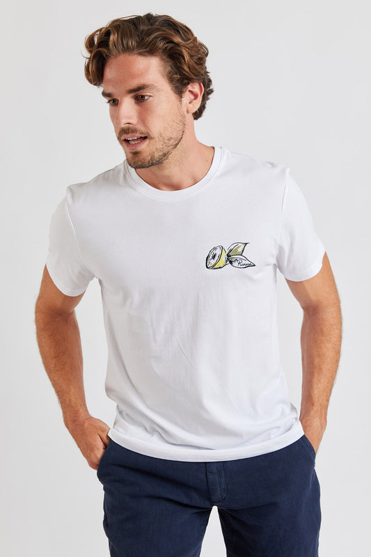 Camiseta yann citron blanco