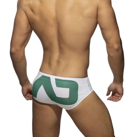 Extra large AD logo brief blanco