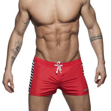 Sailor stripes short red