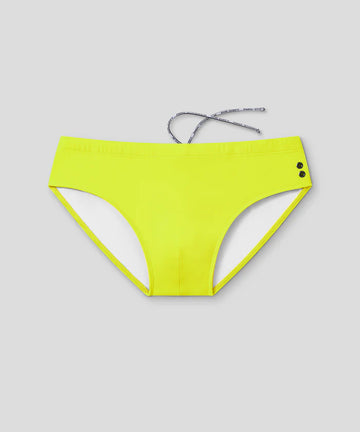 Slip bañador amarillo fluor