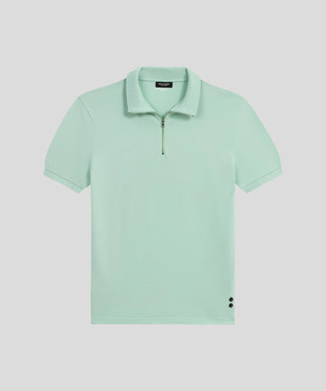 Polo piqué/algodón verde