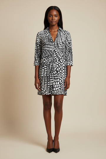 Vestido corto Dots multicolor
