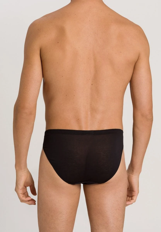Black Mini Cotton Sporty Brief