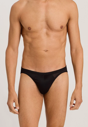 Black Mini Cotton Sporty Brief