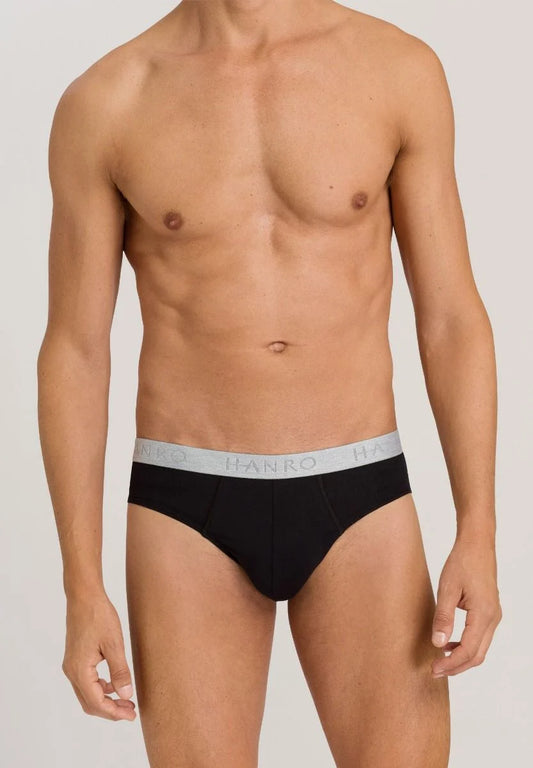 Cotton Essentials 2-pack black briefs