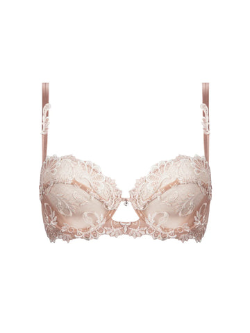 Sujetador balconette Dressing Floral nude