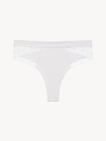 Tanga alto MIdnight Botanica hueso