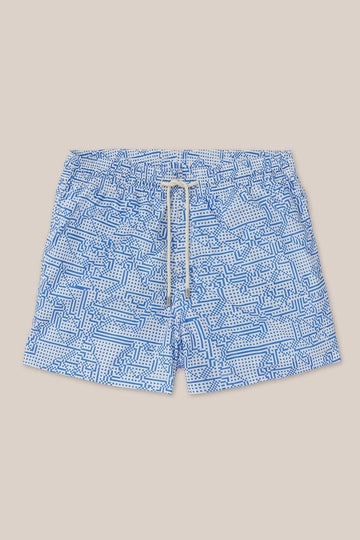 Classic swim shorts blue inca