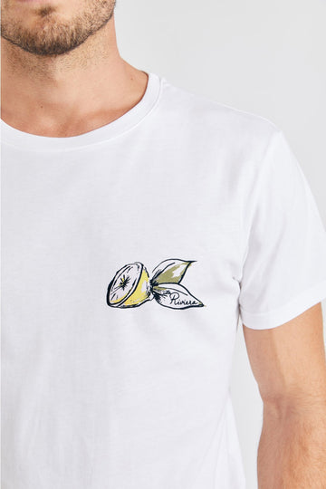 Camiseta yann citron blanco