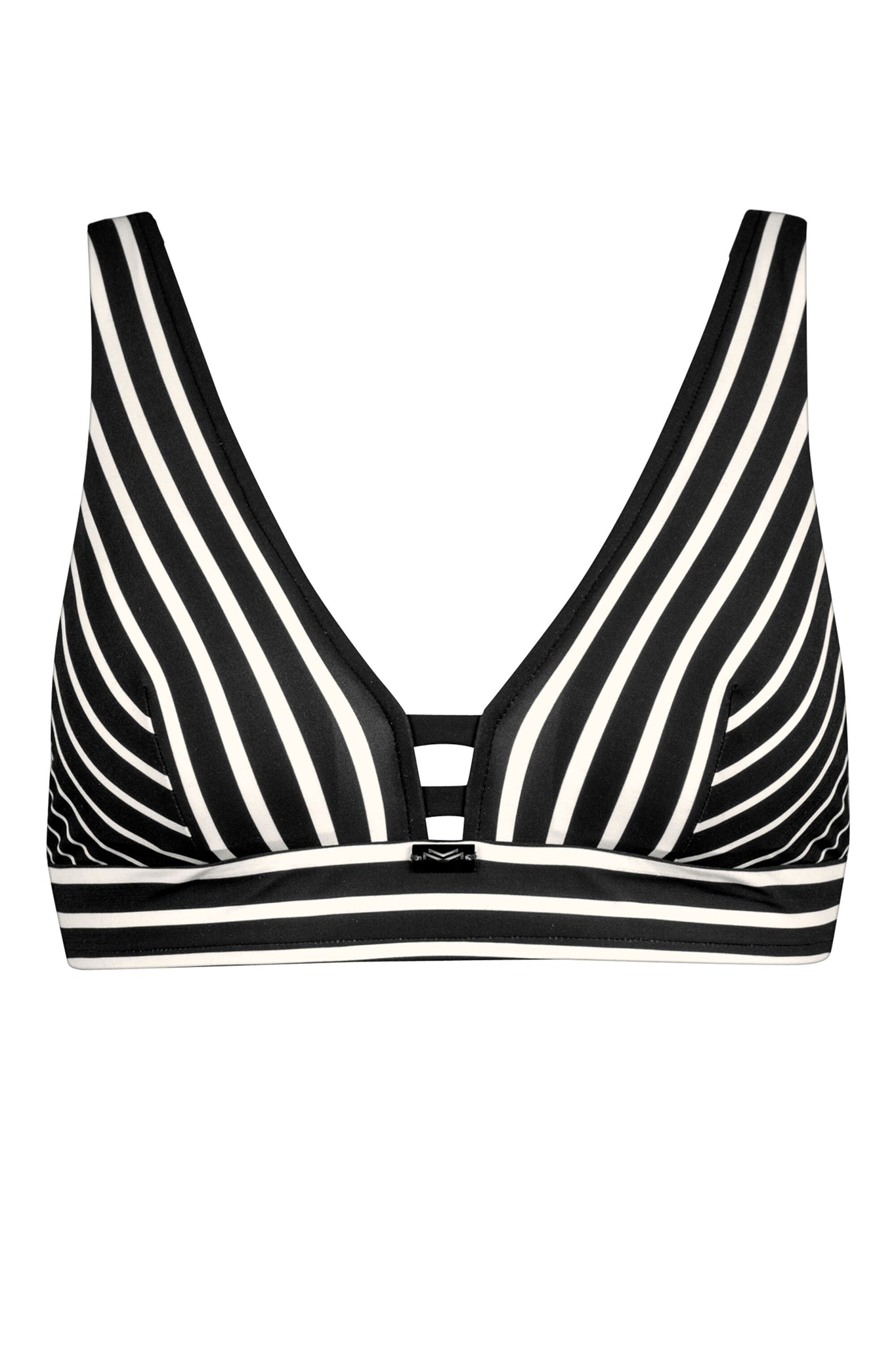 Bikini Top Allusions blanco y negro