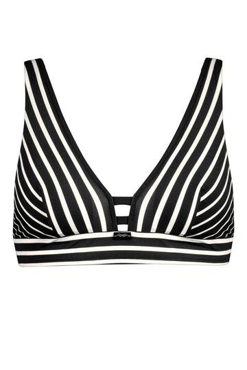 Bikini Top Allusions blanco y negro