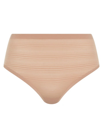 Tanga faja Softstretch Stripes nude