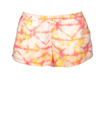 Shorts Summer Muse coral-mustard