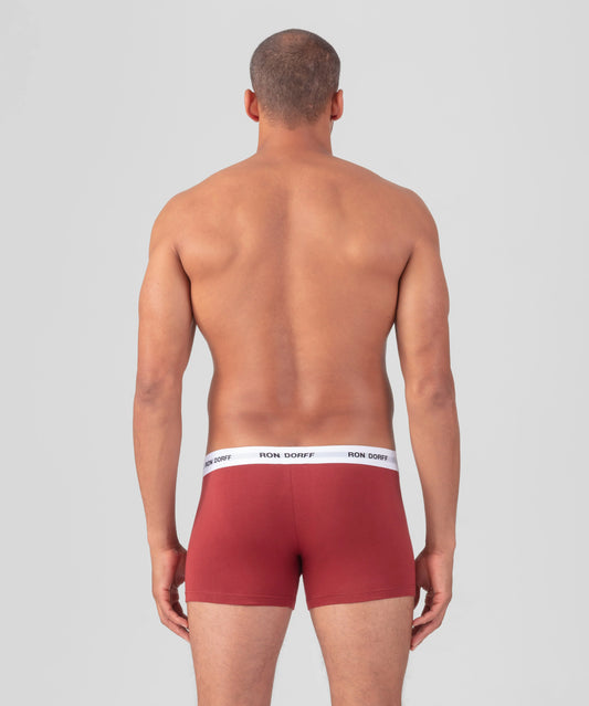 Boxer algodón Burnt Red RD