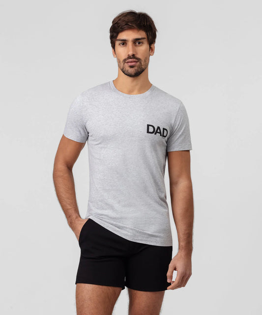 Camiseta Dad gris