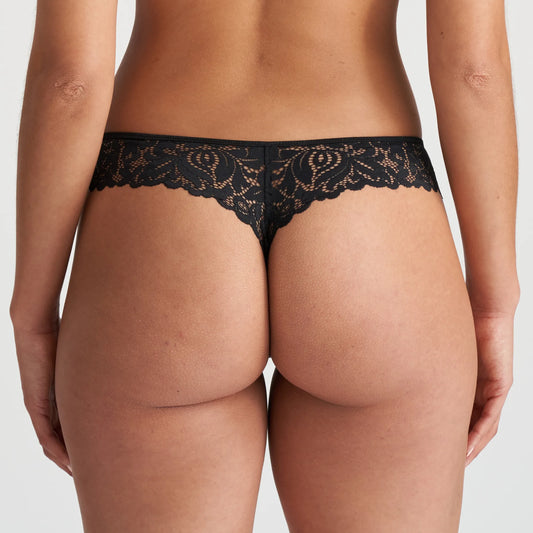 Elis black thong