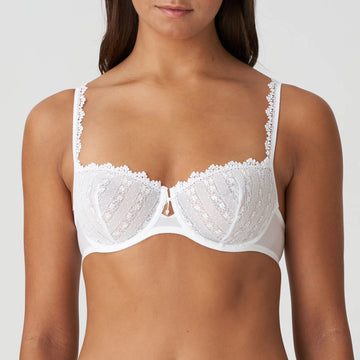 Christy white underwire bra