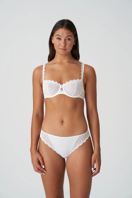 Christy white underwire bra