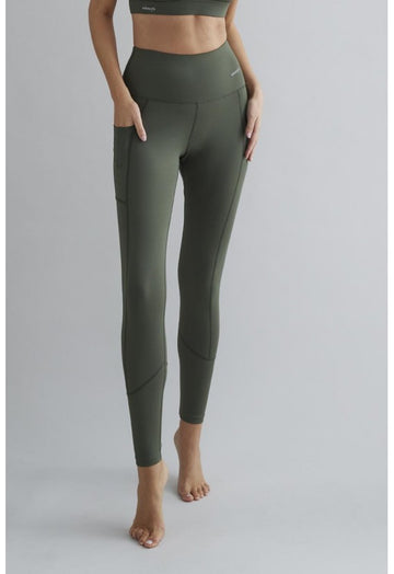 Legging largo selmark tech verde kaki