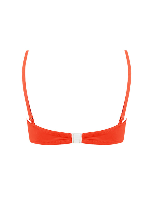 Top biquini bandó Ajourage Couture naranja