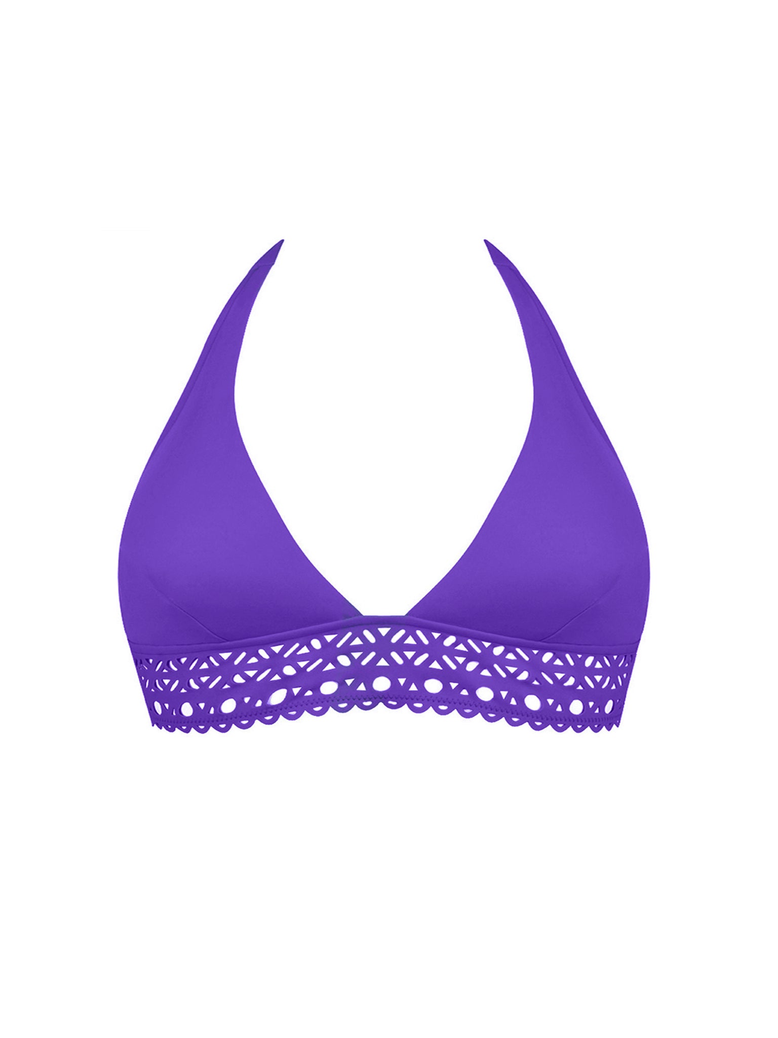 Top biquini Ajourage Couture morado