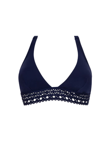 Top biquini Ajourage Couture azul