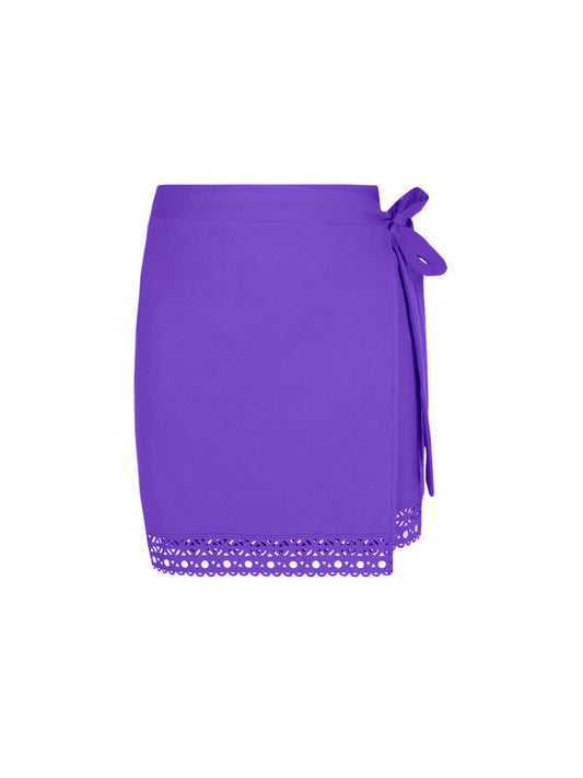 Pareo Ajourage Couture morado