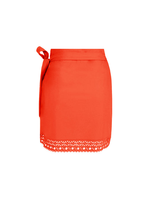 Pareo Ajourage Couture naranja