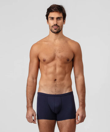Navy boxer shorts