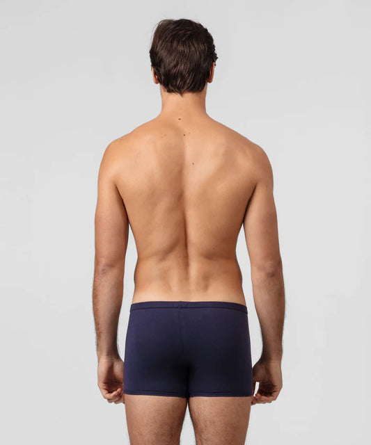 Navy boxer shorts